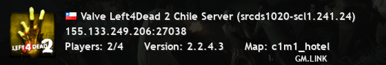 Valve Left4Dead 2 Chile Server (srcds1020-scl1.241.24)