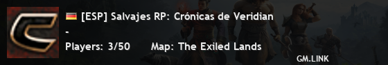 [ESP] Salvajes RP: Crónicas de Veridian