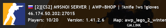 [2][CS2] M9SNOI SERVER | AWP+BHOP | !knife !ws !gloves