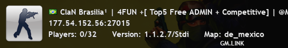 ClaN Brasilia¹ | 4FUN +[ Top5 Free ADMIN + Competitive] | @MaxiGames