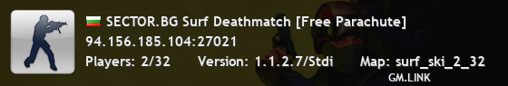 SECTOR.BG Surf Deathmatch [Free Parachute]