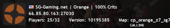 SG-Gaming.net | Orange | 100% Crits