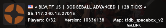 █ BLW.TF US | DODGEBALL ADVANCED | 128 TICKS █