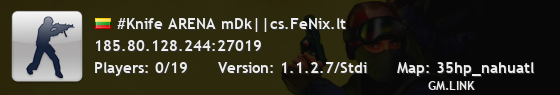 #Knife ARENA mDk||cs.FeNix.lt
