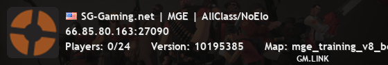 SG-Gaming.net | MGE | AllClass/NoElo