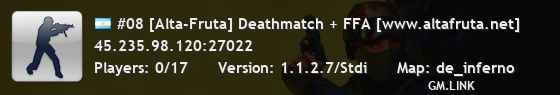 #08 [Alta-Fruta] Deathmatch + FFA [www.altafruta.net]