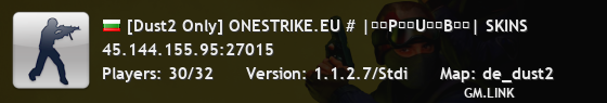 [Dust2 Only] ONESTRIKE.EU # |͇̿P͇̿U͇̿B͇̿| SKINS