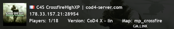 C4S CrossfireHighXP | cod4-server.com