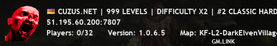 CUZUS.NET | 999 LEVELS | DIFFICULTY X2 | #2 CLASSIC HARD