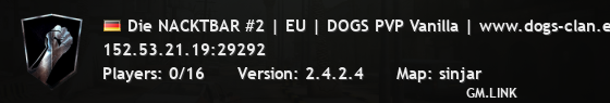Die NACKTBAR #2 | EU | DOGS PVP Vanilla | www.dogs-clan.eu