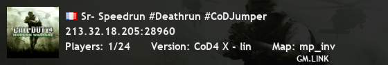 Sr- Speedrun #Deathrun #CoDJumper