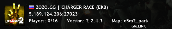 ZOZO.GG | CHARGER RACE (EKB)