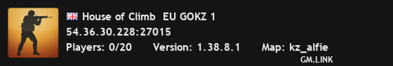 House of Climb  EU GOKZ 1