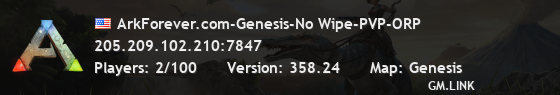 ArkForever.com-Genesis-No Wipe-PVP-ORP