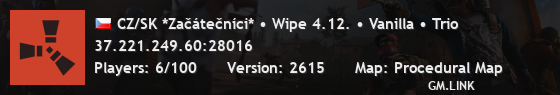 CZ/SK *Začátečníci* • Wipe 4.12. • Vanilla • Trio