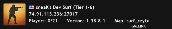 sneaK's Dev Surf (Tier 1-6)