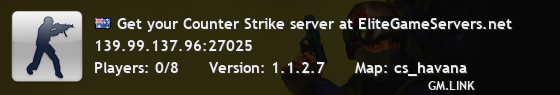 Get your Counter Strike server at EliteGameServers.net