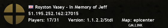 Royston Vasey - In Memory of Jeff