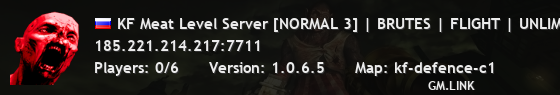 KF Meat Level Server [NORMAL 3] | BRUTES | FLIGHT | UNLIM AMMO