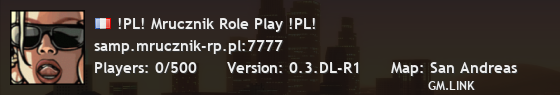 !PL! Mrucznik Role Play !PL!