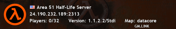 Area 51 Half-Life Server
