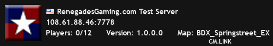RenegadesGaming.com Test Server