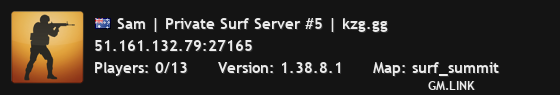 Sam | Private Surf Server #5 | kzg.gg