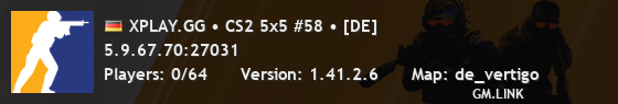 XPLAY.GG • CS2 5x5 #58 • [DE]