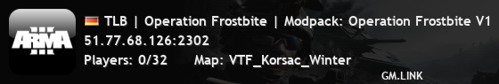 TLB | Operation Frostbite | Modpack: Operation Frostbite V1