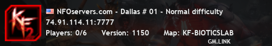 NFOservers.com - Dallas # 01 - Normal difficulty