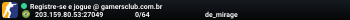 Registre-se e jogue @ gamersclub.com.br