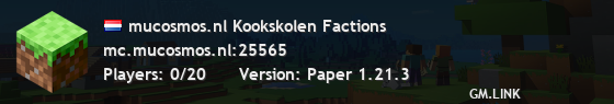 mucosmos.nl Kookskolen Factions