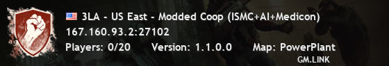 3LA - US East - Modded Coop (ISMC+AI+Medicon)