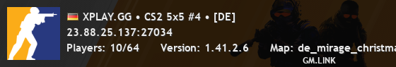 XPLAY.GG • CS2 5x5 #4 • [DE]