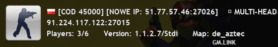 [COD 45000] [NOWE IP: 51.77.57.46:27026]    ★ MULTI-HEAD ★                1s1k