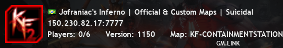 Jofraniac's Inferno | Official & Custom Maps | Suicidal