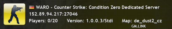 WARO - Counter Strike: Condition Zero Dedicated Server