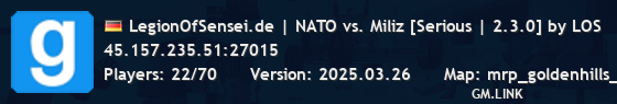 LegionOfSensei.de | NATO vs. Miliz [Serious | 2.3.0] by LOS