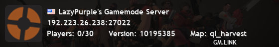 LazyPurple's Gamemode Server