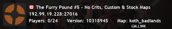 The Furry Pound #5 - No Crits, Custom & Stock Maps