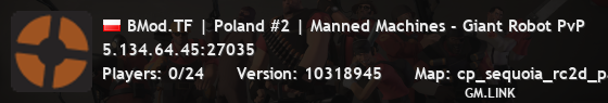 BMod.TF | Poland #2 | Manned Machines - Giant Robot PvP