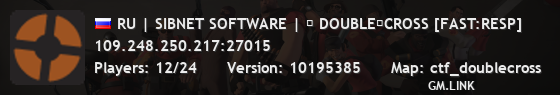 RU | SIBNET SOFTWARE | ► DOUBLE╳CROSS [FAST:RESP]