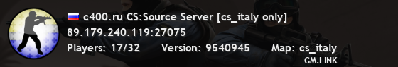 c400.ru CS:Source Server [cs_italy only]