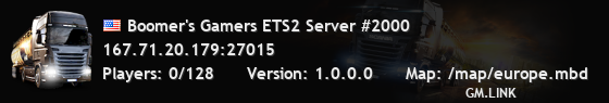 Boomer's Gamers ETS2 Server #2000
