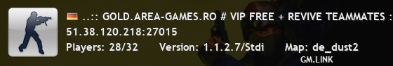 ..:: GOLD.AREA-GAMES.RO # VIP FREE + REVIVE TEAMMATES ::..