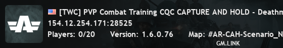 [TWC] PVP Combat Training CQC CAPTURE AND HOLD - Deathmatch TDM - PS5/XBOX/PC