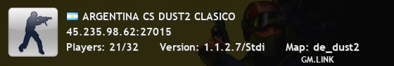 ARGENTINA CS DUST2 CLASICO