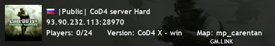 |Public| CoD4 server Hard