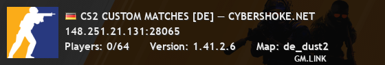 CS2 CUSTOM MATCHES [DE] — CYBERSHOKE.NET