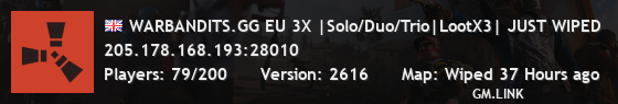 WARBANDITS.GG EU 3X |Solo/Duo/Trio|LootX3| JUST WIPED